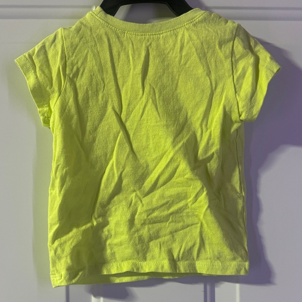 The children’s place Toddler Girls Turtle Graphic Tee, 12-18 months - Picture 3 of 4